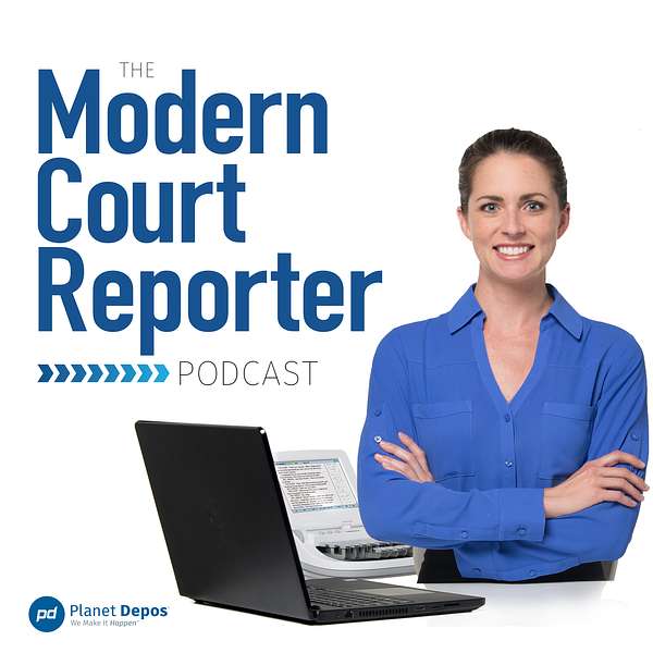 The Modern Court Reporter Podcast Artwork Image