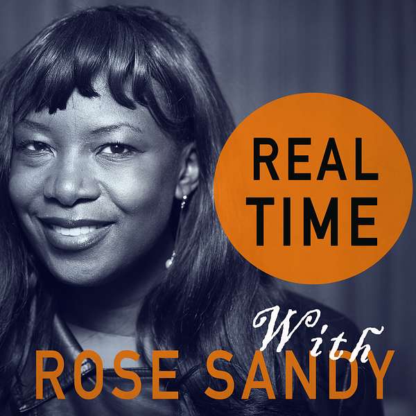 Real Time with Technothriller Author Rose Sandy Podcast Artwork Image