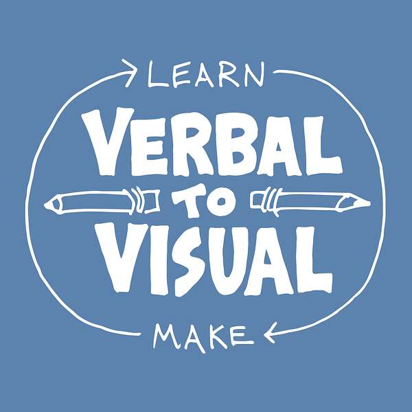 Verbal to Visual Podcast Artwork Image