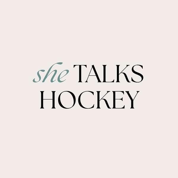 She Talks Hockey Podcast Artwork Image