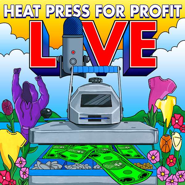 Heat Press for Profit Podcast Artwork Image