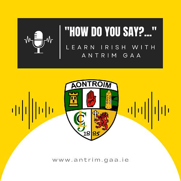 "How do you say...?" Learn Irish with Antrim GAA Podcast Artwork Image