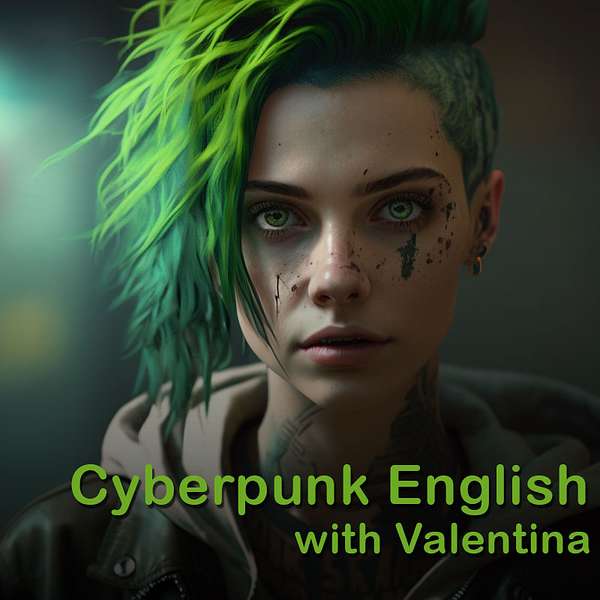 Cyberpunk English with Valentina Podcast Artwork Image
