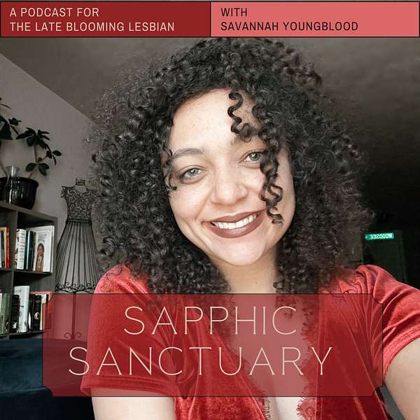 Sapphic Sanctuary Podcast Artwork Image