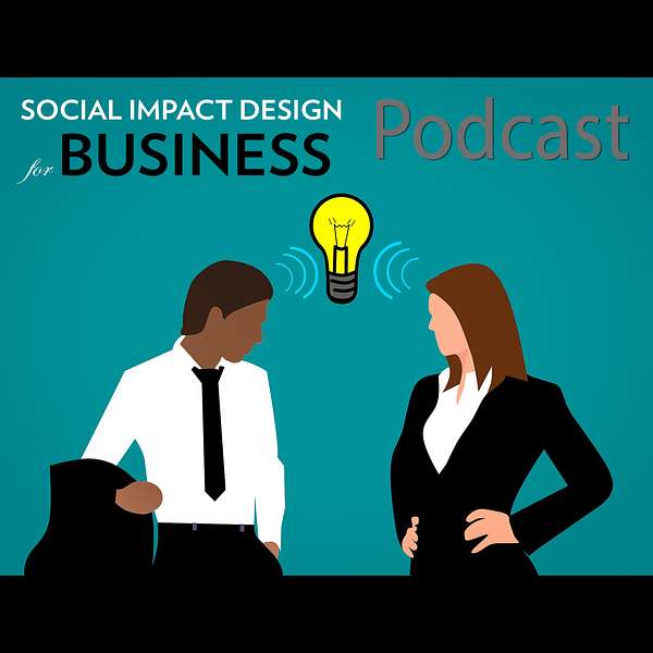 Social Impact Design for Business Podcast Artwork Image