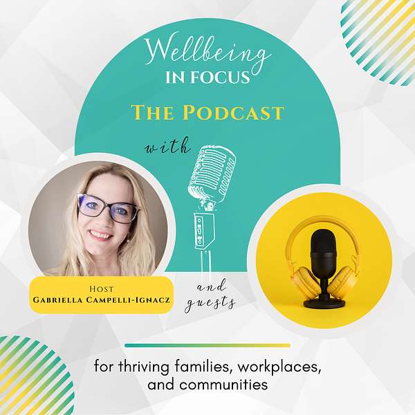 Wellbeing in Focus - for thriving families, workplaces, and communities Podcast Artwork Image