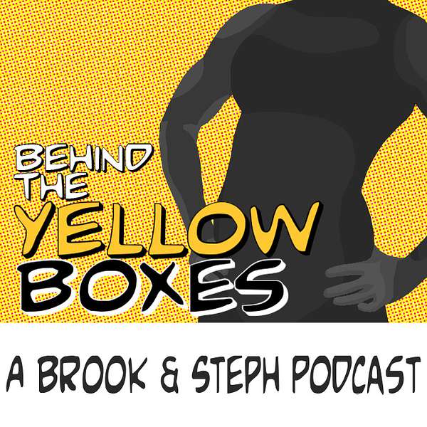 Behind the Yellow Boxes Podcast Artwork Image