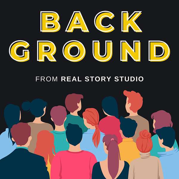 Background: Real Stories Podcast Artwork Image