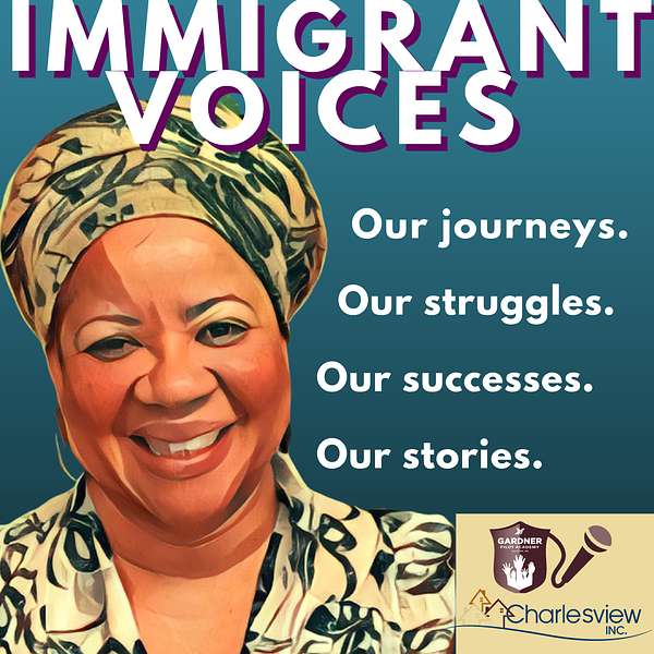 Immigrant Voices Podcast Project Podcast Artwork Image
