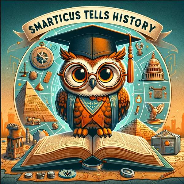 Smarticus Tells History Podcast Artwork Image