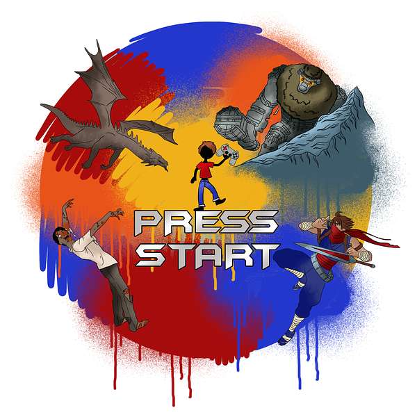Press Start:  بودكاست عالم الألعاب  Podcast Artwork Image