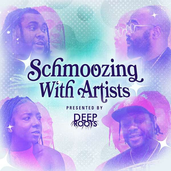 Schmoozing with Artist Podcast Podcast Artwork Image