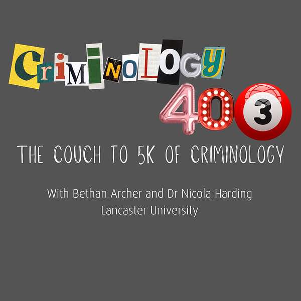 Criminology 403 Podcast Artwork Image
