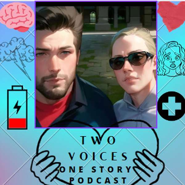 Two Voices One Story Podcast Artwork Image