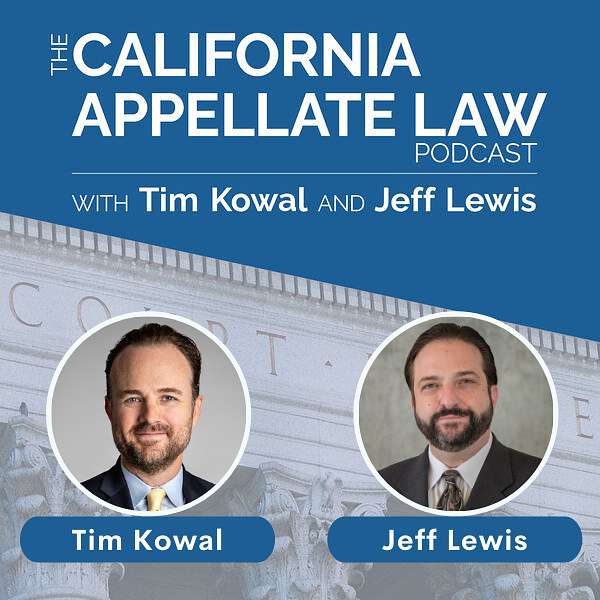 The California Appellate Law Podcast Podcast Artwork Image
