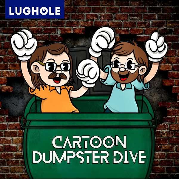 Cartoon Dumpster Dive Podcast Artwork Image