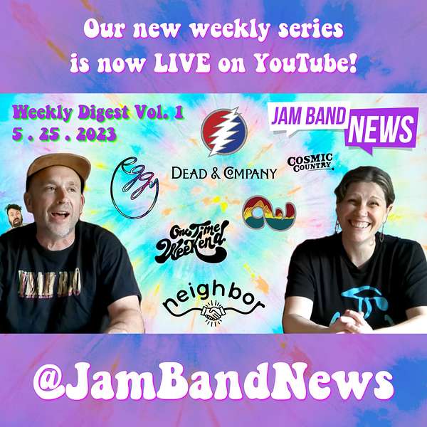 Jam Band News Weekly Digest Podcast Artwork Image
