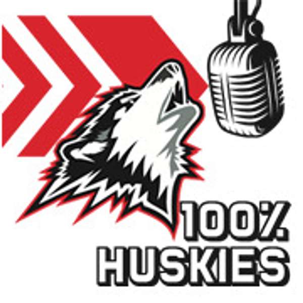 100% Huskies Podcast Artwork Image