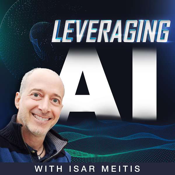 Leveraging AI Podcast Artwork Image