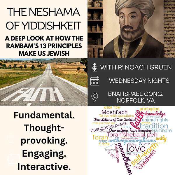 The Rambam's 13 Principles of Faith with Rabbi Noach Gruen  Podcast Artwork Image