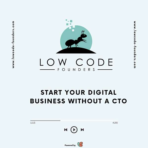 Low Code Founders  Podcast Artwork Image