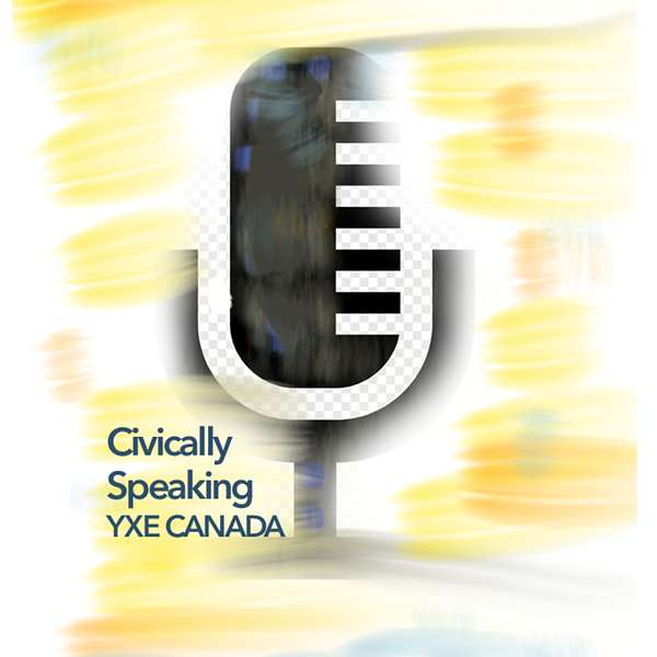 Civically Speaking Podcast with Host, Lenore Swystun and Co-Host, Christina Cherneskey Podcast Artwork Image