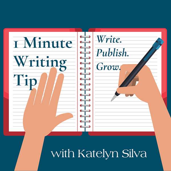 1 Minute Writing Tip Podcast Artwork Image