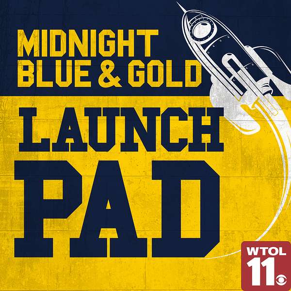 Midnight Blue & Gold Launchpad Podcast Artwork Image