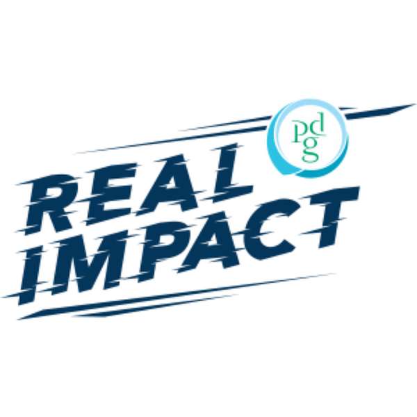 PDG Real Impact Podcast Artwork Image