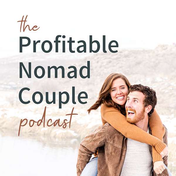 Profitable Nomad Couple Podcast Artwork Image