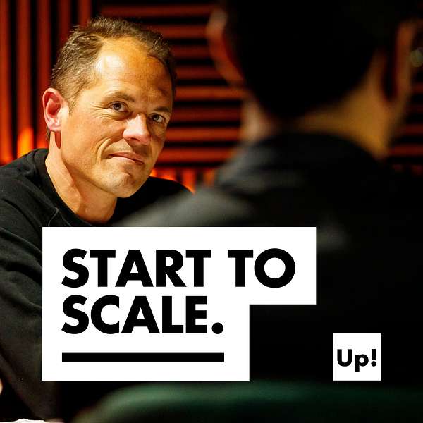 Start to scale. Startup and Scale-up Founder Stories. Podcast Artwork Image