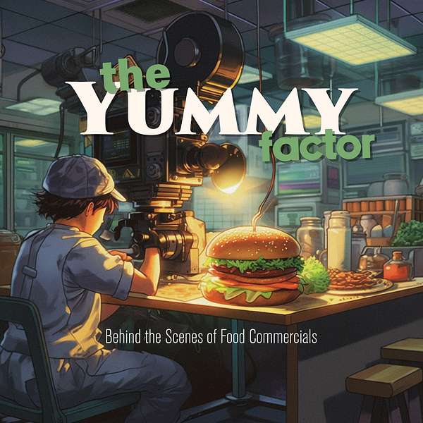 The Yummy Factor: Behind the Scenes of Food Commercials Podcast Artwork Image